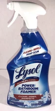 Lysol Power Bathroom Foamer Spray-1ea 22oz Blt-Cleans,Shines-Kills 99%-SHIPN24H