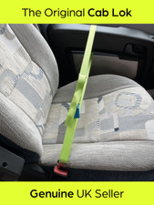 2x ORIGINAL Cab Lok Motorhome Cab Security Door Straps-Uses the seatbelt anchors