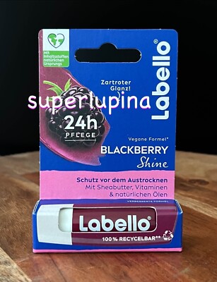 Labello BLACKBERRY SHINE Lip Balm NEW