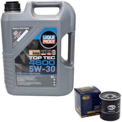 Motoröl Set 5W-30 5 Liter + Ölfilter für Dodge Avenger Journey Jeep Lancia 2.0 