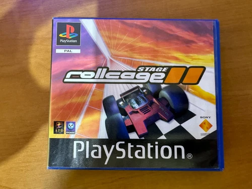 Rollcage Stage 2 II PS1 PlayStation One - PAL UK - RARE Blockbuster Video Rental