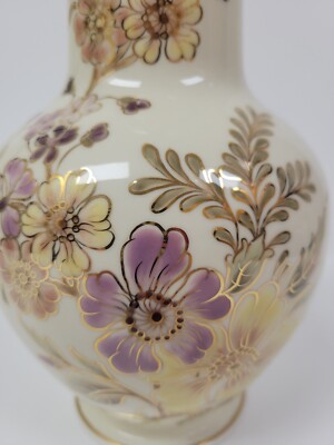Vintage Zsolnay Hand Painted Vase Hungary | eBay