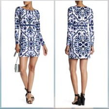 New!Vince Camuto white/blue dress size 4
