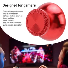 2Pcs Metal Analog Grips Stick Thumbsticks Controller Aluminum Alloy Metallic