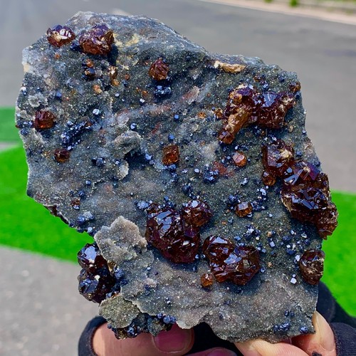 459G Natural and beautiful gemstone grade garnet raw mineral specimen treatment - 第 8/24 張圖片