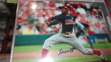 Yohan Flande Reading Phillies Signed 8x10  Photo COA 2