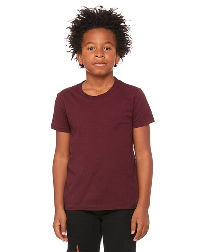 Bella + Canvas Youth Jersey Short-Sleeves T-Shirt 3001Y 100% Cotton S-XL - Picture 21 of 32