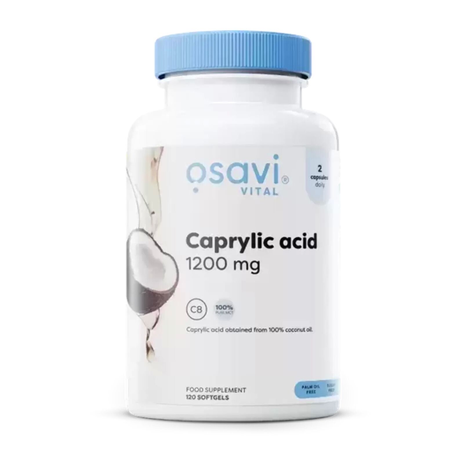 OSAVI CAPRYLIC ACID 1200MG  MCT OIL 120 SOFTGEL CAPSULES