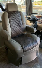 Fits Coachmen Cross Country SR made leatherette Captain Seat covers