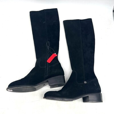 Frye Taylor Stretch Tall Boots Womens Size Black 1/2 Side Zip