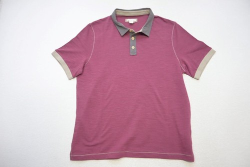 Camisa Polo Carbono 2 Cobalto Borgoña Manga Corta Informal Para Hombre Talla Grande - Imagen 5 de 7