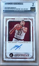 Mfiondu Kabengele 2020-21 Chronicles Excalibur Apprentice Signature Red GG 9