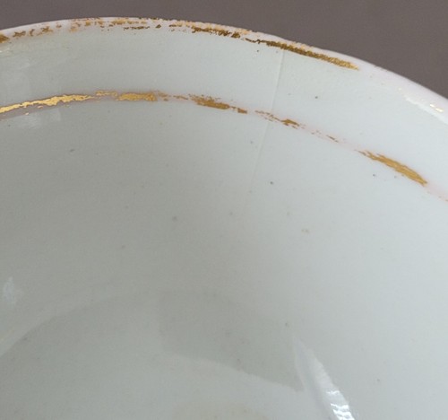 NEW HALL GOLD SPRIGS PATTERN 167 TRIO C1790-1800 PAT PRELLER COLLECTION - Picture 8 of 11