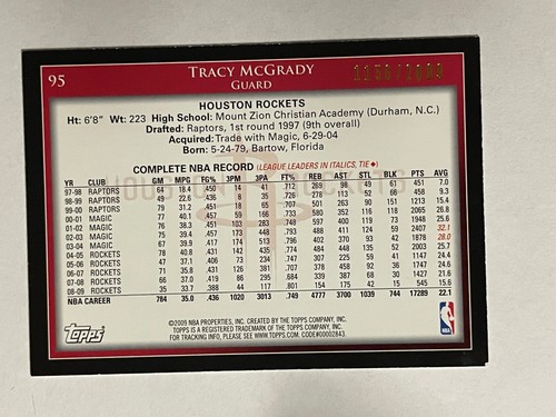 Tarjetas de baloncesto TRACY MCGRADY **Tú eliges** novatos, insertos, + revisadas 6/13 - Imagen 111 de 129
