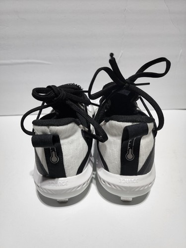 New Adidas Mens Icon V Bounce Baseball Cleats Black White EE4131 Size 9 - Picture 6 of 8
