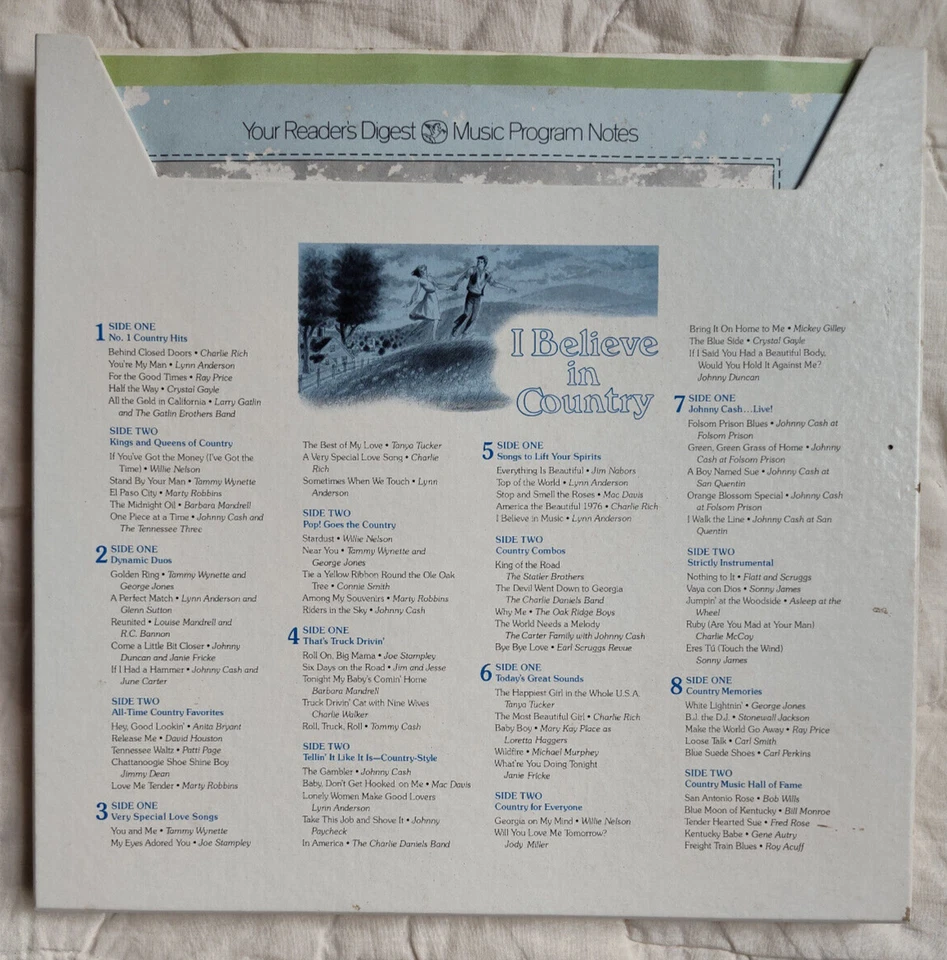 I BELIEVE IN COUNTRY ~A COLUMBIA MUSIC TREASURY~BOX SET Of  8 VINYL  LP** [EX]  - Image 3 of 4