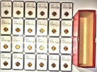 Lincoln Wheat Cent 24-Coin Set - All NGC Certified - 1942 to 1957 - All MS RD