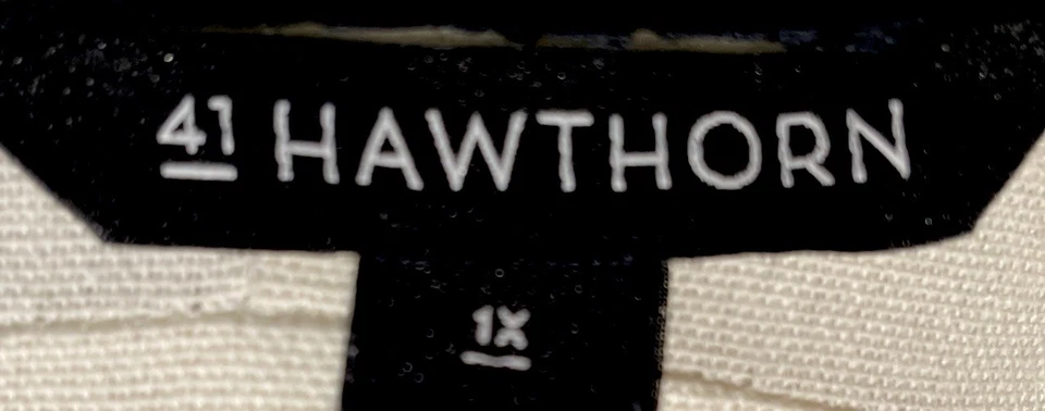 Blusa feminina bolinhas 41 Hawthorn ponto fixo tamanho 1X - Imagem 4 de 4