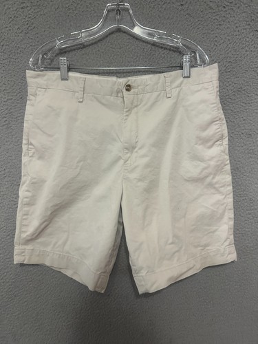 Polo Ralph Lauren Shorts Mens Size 36 White Chino Classic Fit Adult Cotton