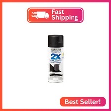 Rust-Oleum Painter's Touch 2X Ultra Cover Spray Paint, Semi-Gloss Black