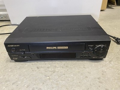 Philips Magnavox VRA641 AT01 Hi-Fi VHS HQ VCR Video Cassette Tested No Remote