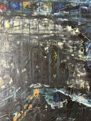 Original Ölgemälde Abstrakt 50x70 cm Moderne Kunst Unikat Daniel Pultorak