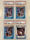 1990/89 Fleer All Star Michael Jordan PSA 8 /Card Lot Of 4
