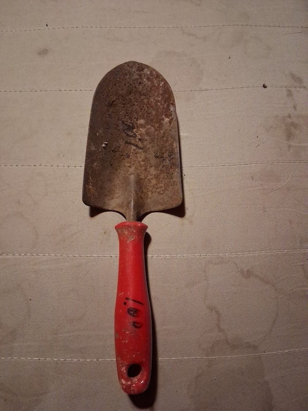 Vintage Small Red Handled Garden Shovel