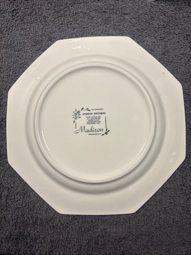 Platos de cena vintage Johnson Brothers "Madison" 10" hexagonales - Imagen 7 de 20
