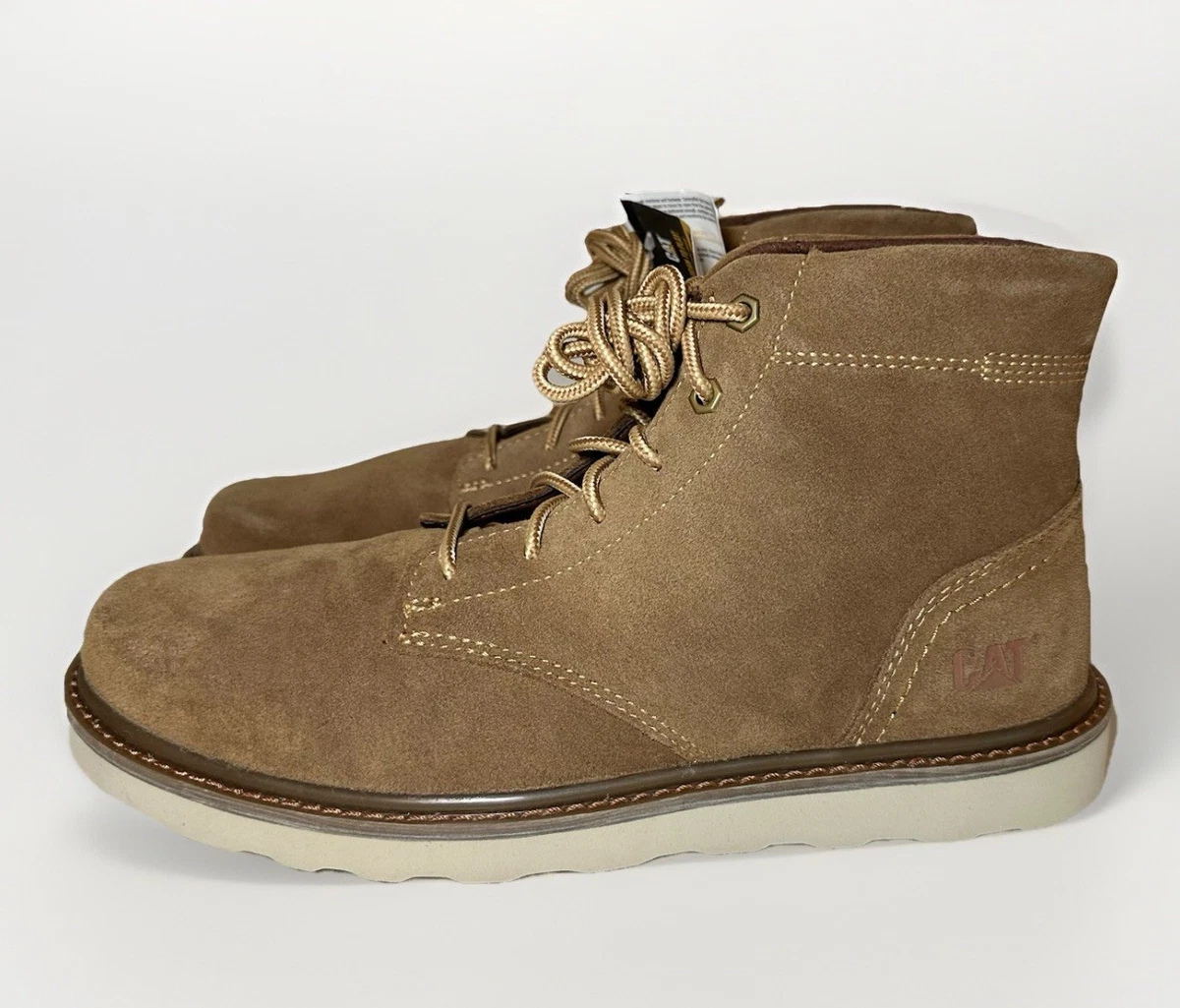 Caterpillar Poe Chukka Suede Leather Boot Evening Blue P717727 Men\'s 12 M NWD Corry Chukka Midnight Blue Suede Leather Boots For Men - The  main image 3