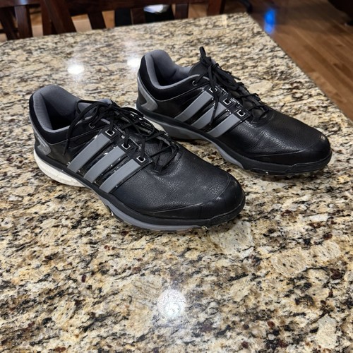 Adidas Mens Adipower Sport Boost Golf Shoes Black Lace Up Size 13 - Picture 4 of 11