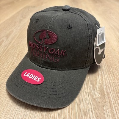 Mossy Oak Pink/Gray Ladies Adjustable Baseball Hat BRAND NEW