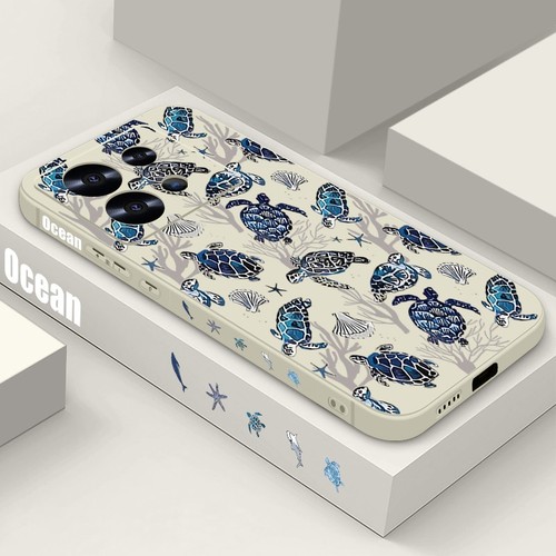 For Xiaomi Redmi Note 14 13 12 11 Pro Turtle Pattern Soft Shockproof Case Cover - Picture 17 of 17