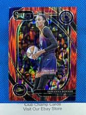 2025 #222 DeWanna Bonner Panini Select WNBA Courtside Red Flash Prizm 067/349