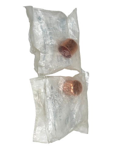 (2 PACK) ELKHART (EPC) Kleenfit 117 CAP 1" CTS Sweat End Copper Tubing Fitting