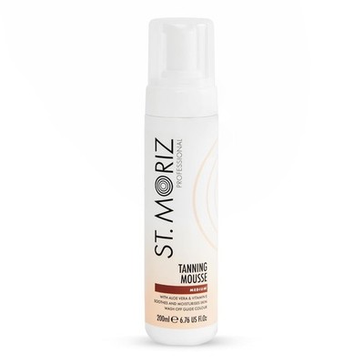 St Moriz Professional Medium Self Tanner Mousse - Sunless Instant Self Tannin...
