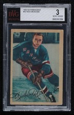 1953-54 Parkhurst Nick Mickoski #62 BVG 3 0o5t