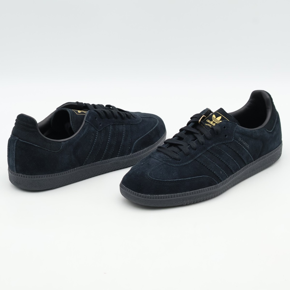 JR0887 adidas Originals Samba OG Core Black Grey Three Gold