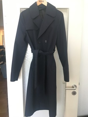 Acne Studios Mantel Minuto 48 M Navy Blau Trenchcoat Jacke