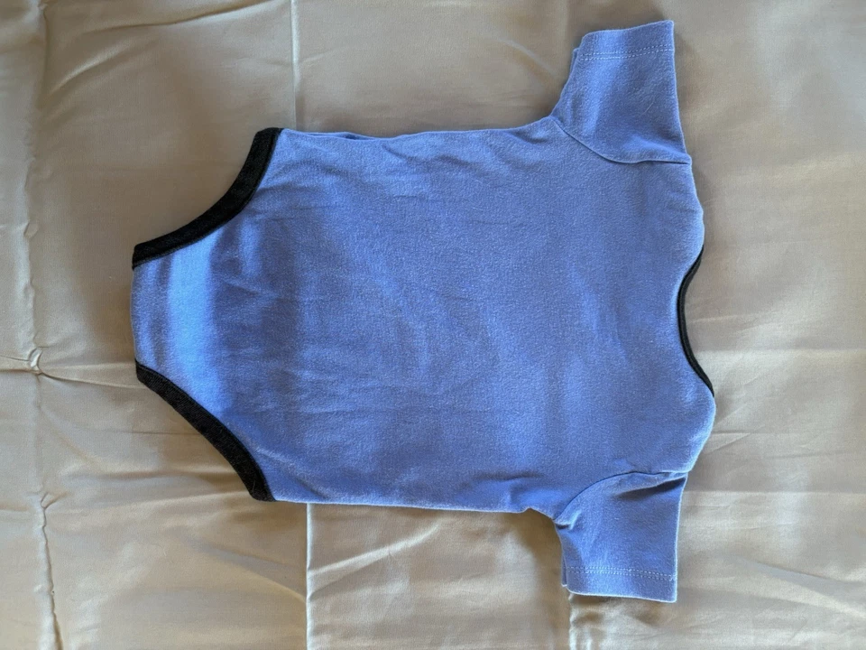 Baby Air Jordan One Piece Size 6-9 Months Blue - Image 3 of 3