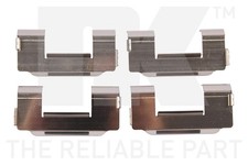 NK Zubehörsatz Scheibenbremsbelag 79991012 für JAGUAR TYPE X200 FORD 2 Premium