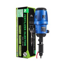 NEWTRY Fertilizer Injector for Drip Irrigation, 0.4 -4 Adjustable Dosing Pum...