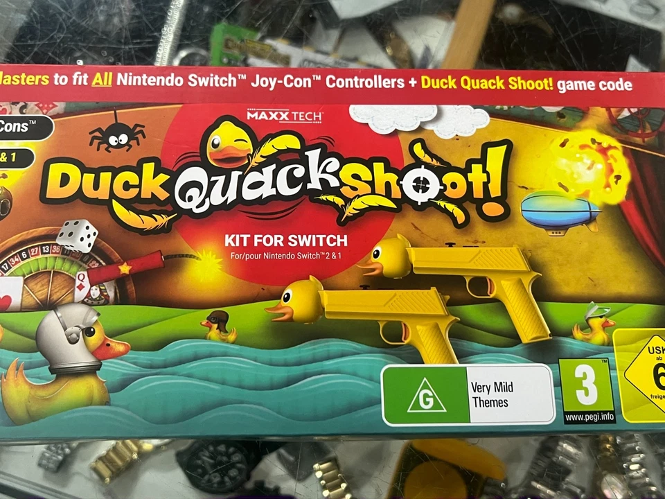 MAXX TECH DUCK QUACK SHOOT FOR NINTENDO SWITCH 2 & 1 WITH DIGITAL GAME IN BOX - Image 3 of 4