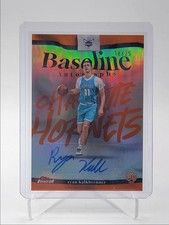 RYAN KALKBRENNER 2025-26 TOPPS FINEST ROOKIE BASELINE ORANGE RC AUTO /25 Q7018