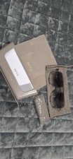 DITA Unisex Oversized Aviator Sunglasses Blac...
