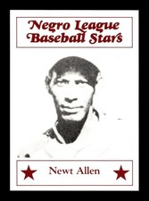 1986 Fritsch Negro League Stars #104 Newt Allen Monarchs NEAR MINT *o5