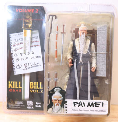 NECA Kill Bill Volume 2 Pai Mei White Lotus Clan Master Figure BOX