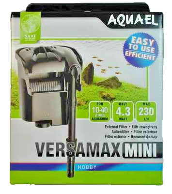 AquaEl Versamax Mini Hang On Filter für das Aquarium bis 30 Liter