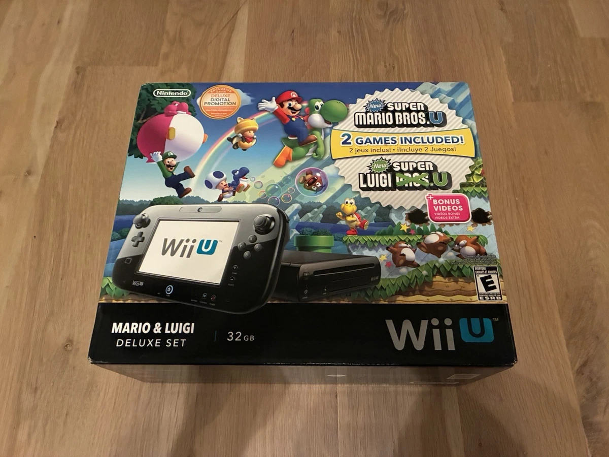 Nintendo Wii U - Deluxe NTSC-U/C Video Game Consoles for sale | eBay