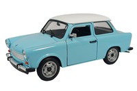 Welly 24037 Trabant 601 Hellblau/Weiß MaßStab 1:24 Modellauto